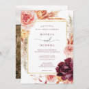 Search for gold frame bridal shower invitations Boho