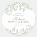 Search for vintage birthday party stickers For her