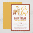 Search for giraffe baby boy shower invitations Jungle animals