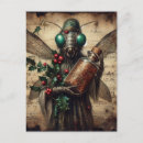 Search for weird christmas postcards Vintage