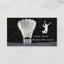 Search for badminton business cards Sport