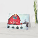 Search for red barn christmas cards Wreath