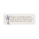 Search for lavendar return address labels Elegant