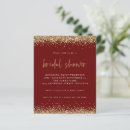 Search for gold and burgundy bridal shower invitations Script