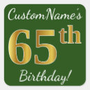 Search for 65th birthday stickers 65 years old