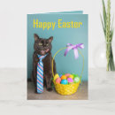 Search for black cat easter cards Kitty