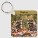 Search for cute raccoon key rings Animal