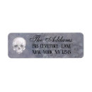 Search for skull return address labels Purple