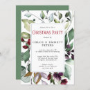 Search for red green christmas invitations Floral