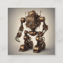 Search for robot square invitations Steampunk