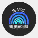 Search for child abuse awareness stickers Blue