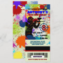 Search for kids painting party invitations Paint splatter
