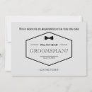 Search for will you be my best man invitations Groomsman