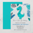Search for tyrannosaurus birthday invitations Three rex