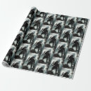 Search for knights wrapping paper Black