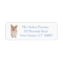 Search for pembroke corgi return address labels Puppy