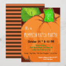 Search for pumpkin patch party invitations October