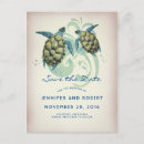 Search for turtle save the dates Under the sea