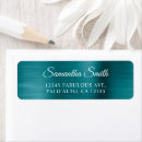 Search for teal blue return address labels Contemporary