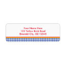 Search for wizard return address labels Blue