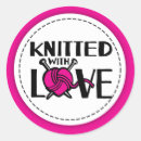Search for love knitting stickers Handmade