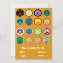 Search for sign of peace invitations Flower power
