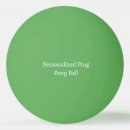 Search for green ping pong balls Create your own