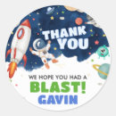 Search for astronauts stickers Birthday party