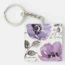 Search for purple gray key rings Flower