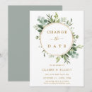 Search for change the date invitations Gold