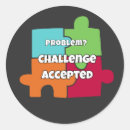 Search for challenging stickers Determination