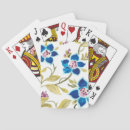 Search for botanical playing cards Flowers
