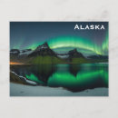 Search for northern lights pictures postcards Alaska