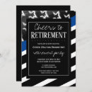 Search for police retirement invitations Celebration