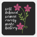 Search for well behaved women stickers Female
