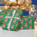 Search for santa face wrapping paper Cute