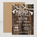 Search for pistol invitations Pistols or pearls