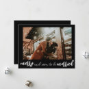 Search for save the date christmas cards Black and white