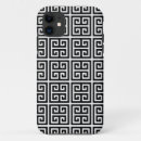 Search for black and white greek key iphone cases Geometric