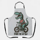 Search for bicycle kids aprons T rex