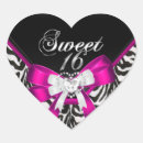 Search for pink zebra birthday party stickers Sweet 16