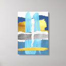 Search for blue and silver canvas prints Gold