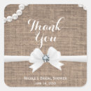 Search for burlap bridal shower stickers Chic