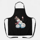 Search for christmas snowman aprons Santa