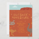 Search for kangaroo birthday invitations Ayers rock