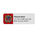 Search for harp return address labels Rose