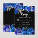 Search for silver black royal blue invitations Chic