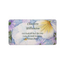 Search for pansy flower return address labels Pansies