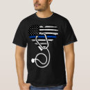 Search for american police tshirts Thin blue line