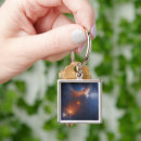 Search for molecular key rings Space